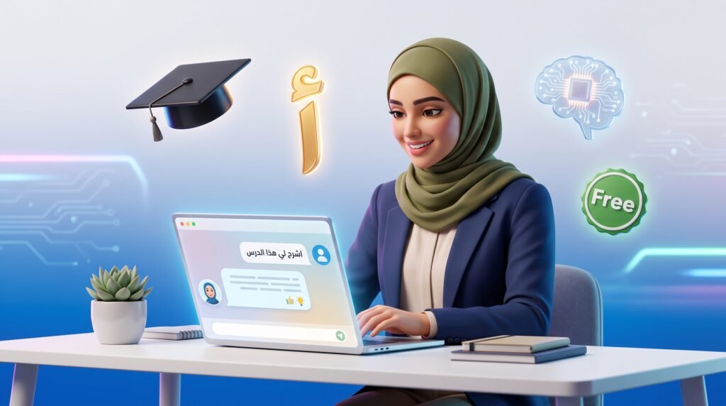 فضل أدوات الذكاء الاصطناعي المجانية التي تدعم اللغة العربية بالكامل لمساعدة الطلاب العرب على الدراسة في 2026 بدون حاجة للإنجليزية